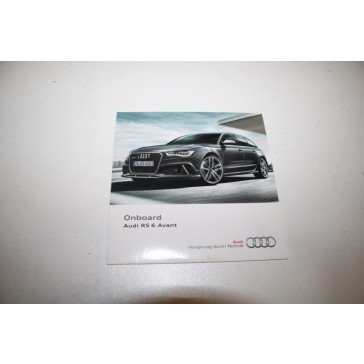 Cd-rom bedieningshandleiding Audi RS6 Bj 13-18