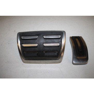 Set pedaalkappen edelstaal Audi A8, S8 bj 10-17