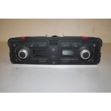 Climatronic paneel zwart Audi A8, S8 Bj 03-10