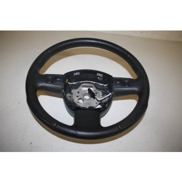 Multifunctiestuurwiel leer-geperf. zwart Audi A6, A8 Bj 03-08
