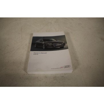 Instructieboekje engelstalig Audi A4 Bj 16-18