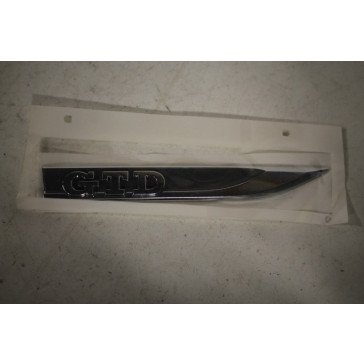 GTD embleem chroomglans/warm grey Volkswagen Golf Bj 13-heden