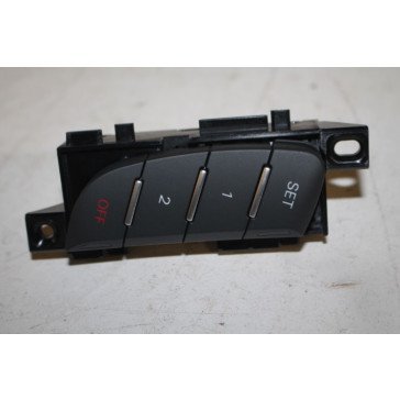 Memory-schakelaar stoelverstelling rechts zwart Audi A6, S6, RS6 Bj 11-18