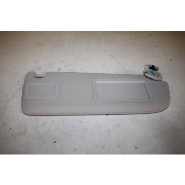 Zonneklep met spiegel en afdekschuif rechts sterzilver Audi A6, S6, RS6 Bj 05-11
