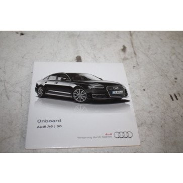 Cd-rom bedieningshandleiding Audi A6, S6 Avant, Allroad Bj 15-18