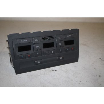 05109236 - 8E0820043BL5PR - Climatronic paneel zwart Audi A4, S4, RS4 Bj 03-09