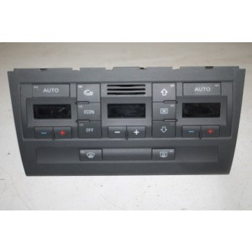 Climatronic paneel zwart Audi A4, S4, RS4 Bj 03-09