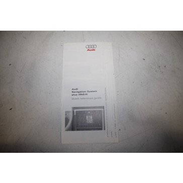 Beknopte handleiding RNS-E engelstalig Audi A4, S4, RS4 Bj 01-09