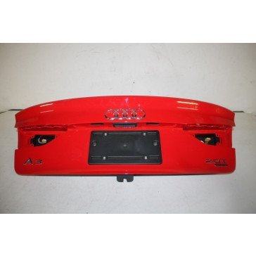 Achterklep briljantrood Audi A3, S3 Limousine Bj 13-20
