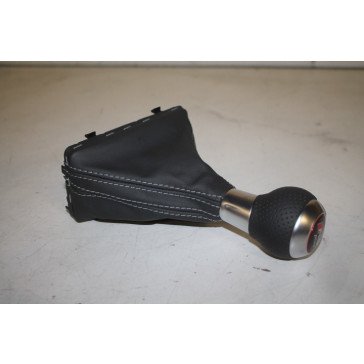 RS  PLUS Schakelhendelgreep leer zwart/rotsgrijs Audi RS6, RS7 Bj 13-18