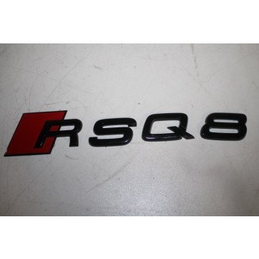 RSQ8 Embleem achterkant zwart-glanzend Audi RSQ8 Bj 20-heden