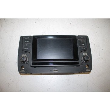 Weergave- en bedieningseenheid Volkswagen Golf 7 Bj 13-20