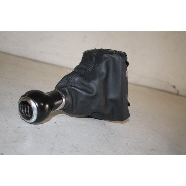 Versnellingspook leer zwart Audi A4, A5, Q5 Bj 08-17