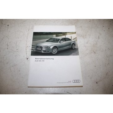 Instructieboekje duitstalig Audi A4, S4 Bj 12-16