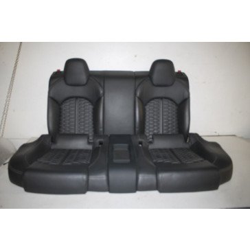 Achterbank leer zwart/rotsgrijs Audi RS6 Bj 13-18