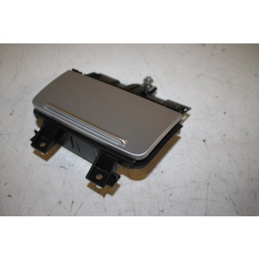Asbak met huis alu-zilver geborsteld Audi TT, TTS, TTRS Bj 07-14