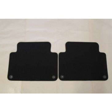 1 set vloermatten achterzijde Zwart Audi Q7 Bj 07-heden