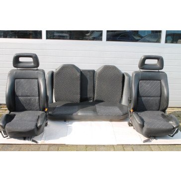 Interieur half leder(zwart)/stof Audi Coupe Bj 88-96