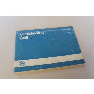 Instructieboekje nederlandstalig VW Golf 2 Bj 83-92