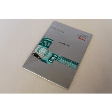 Beknopte handleiding duitstalig Audi A6 Sedan Bj 97-01