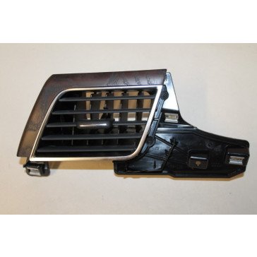 Luchtrooster LV zwart/chroom Audi A8, S8 Bj 10-13