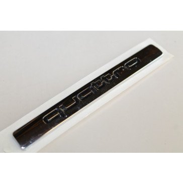 quattro embleem achterkant chroom Audi A8 W12 Bj 03-heden