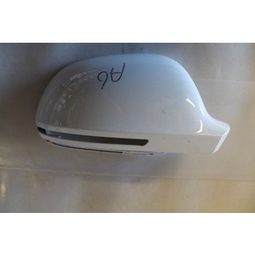 0558291 - 8T0857528E - Afdekkap spiegel rechts wit div. Audi modellen Bj 07-14