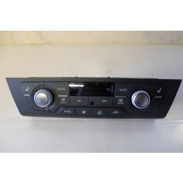 0558304 - 4G0820043K5PR - Climatronic paneel zwart Audi A6, S6, A7, S7 Bj 11-14