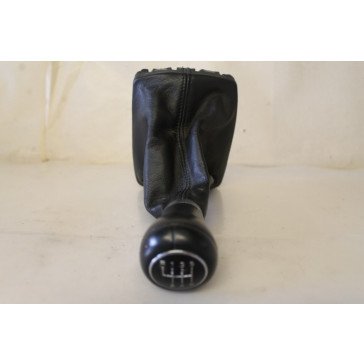 Versnellingspook leer zwart Audi A6, S6 Bj 05-11