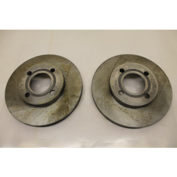 Set brembo remschijven voorzijde Audi 80, 90, 100 Bj 77-92