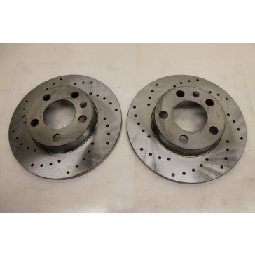 Set zimmermann remschijven Sport achterzijde VW Passat, Golf Bj 93-98