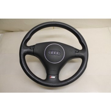 S-line sportstuurwiel leer zwart Audi A4 Bj 01-06