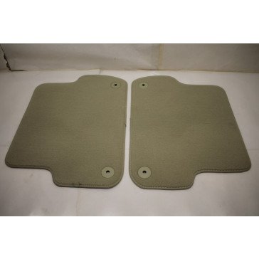 1 set vloermatten achterzijde Beige Audi A4, S4, RS4 Bj 01-08