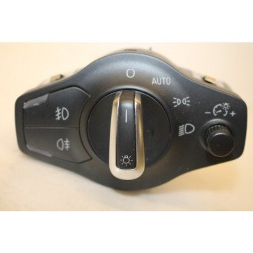Multischakelaar verlichting zwart Audi A4, S4, A5, S5, Q5 Bj 08-heden