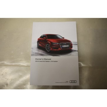 Instructieboekje engelstalig Audi A3, S3 Sedan Bj 15-heden