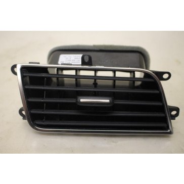 Luchtrooster RV zwart/chroom Audi A8, S8 Bj 10-heden