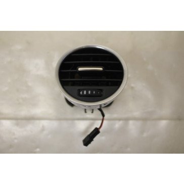 Luchtrooster RV zwart Audi A4, S4, RS4 Cabrio Bj 03-09