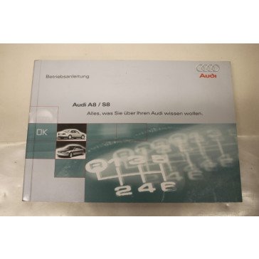Instructieboekje duitstalig Audi A8, S8 Bj 94-99