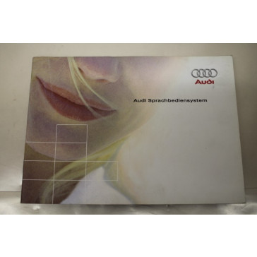 Instructieboekje duitstalig Audi spraakbedieningssysteem Audi A6, S6, RS6 Bj 01-05