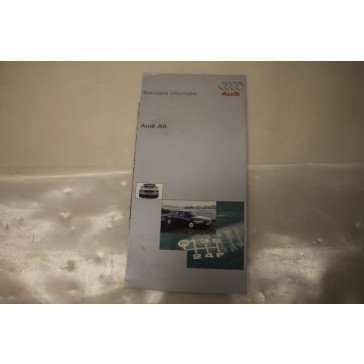 Beknopte handleiding nederlandstalig Audi A8 Bj 99-03