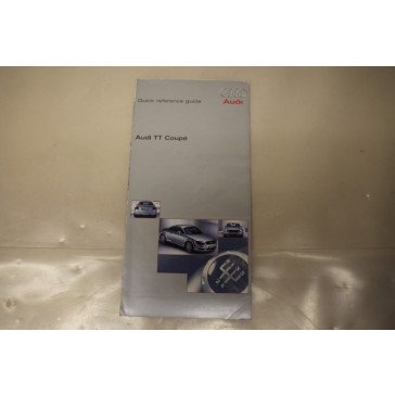 Beknopte handleiding engelstalig (USA) Audi TT Coupe Bj 98-06