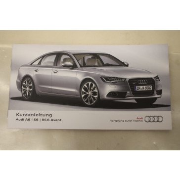 Beknopte handleiding duitstalig Audi A6, S6, RS6, Allroad Bj 11-heden