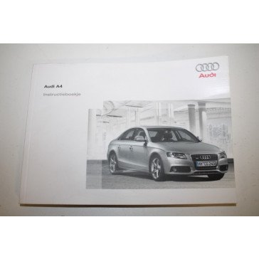Instructieboekje nederlandstalig Audi A4 Sedan Bj 08-12