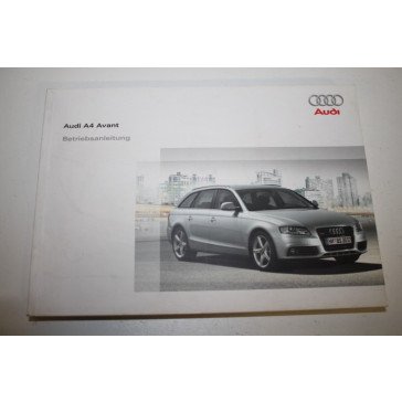 Instructieboekje duitstalig Audi A4 Avant Bj 08-12