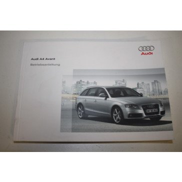 Instructieboekje duitstalig Audi A4 Avant Bj 08-12
