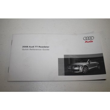 Beknopte handleiding engelstalig (USA) Audi TT Roadster Bj 07-10