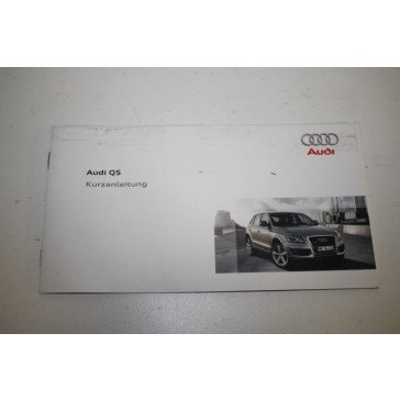 Beknopte handleiding duitstalig Audi Q5 Bj 08-12