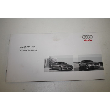 Beknopte handleiding duitstalig Audi A5, S5 Coupe Bj 07-12