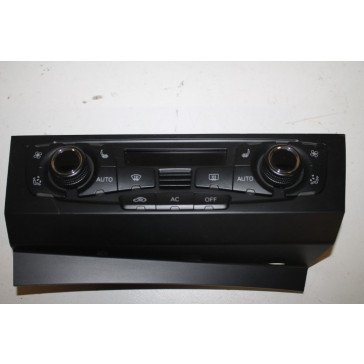 Climatronic paneel chroomglans/zwart Audi A4, S4, A5, S5 Bj 08-12