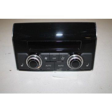 Climatronic paneel achter zwart/alu Audi A8, S8 Bj 10-13